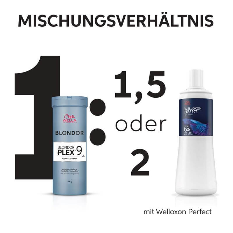 BlondorPlex Powder - 400g Mischungsverhältnis