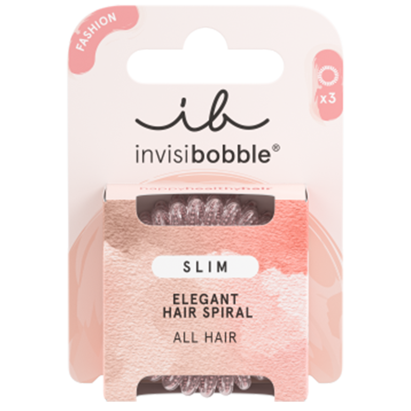 Invisibobble Slim Pink Monocle - 3pc