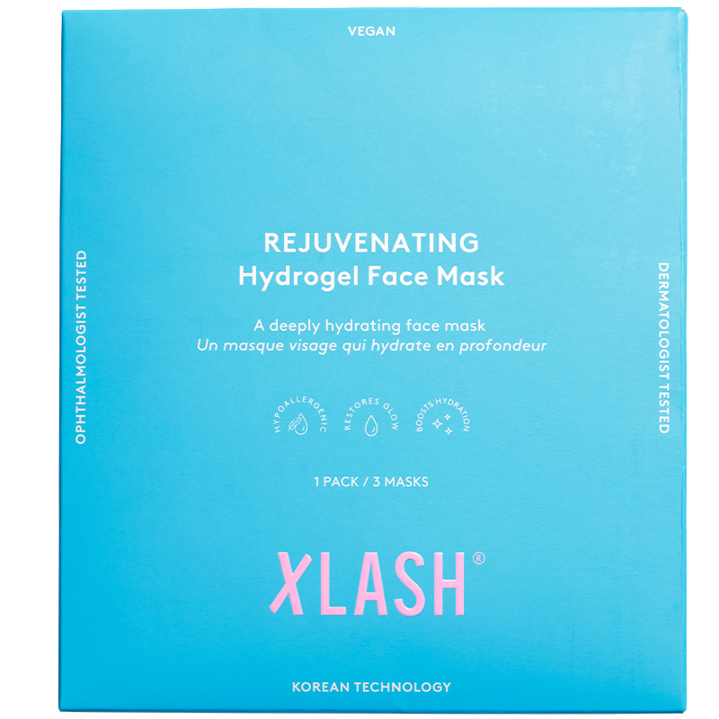 Xlash Skincare - Rejuvenating Hydrogel Face Mask - 3 Stück