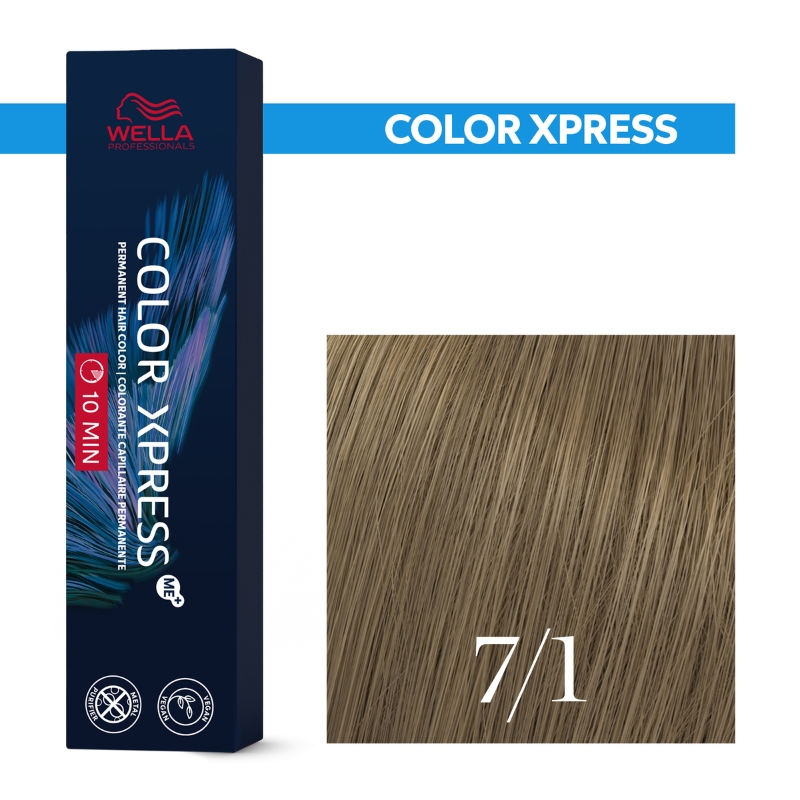 Color Xpress Vegan 7/1 mittelblond asch - 60ml