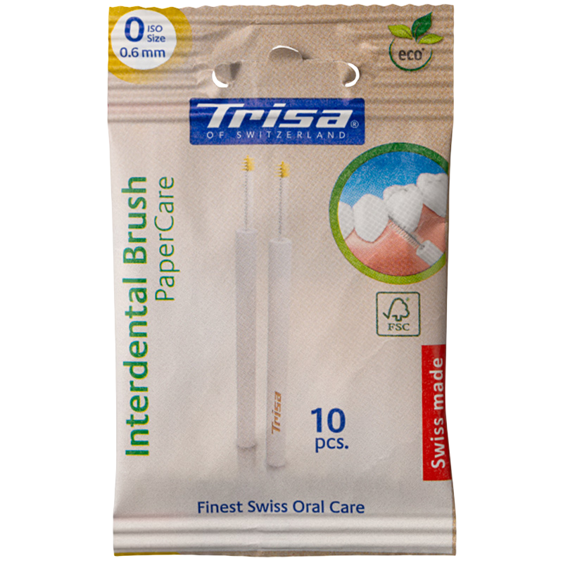 Trisa Interdental Bürsten Papercare ISO 0, 0.6 mm