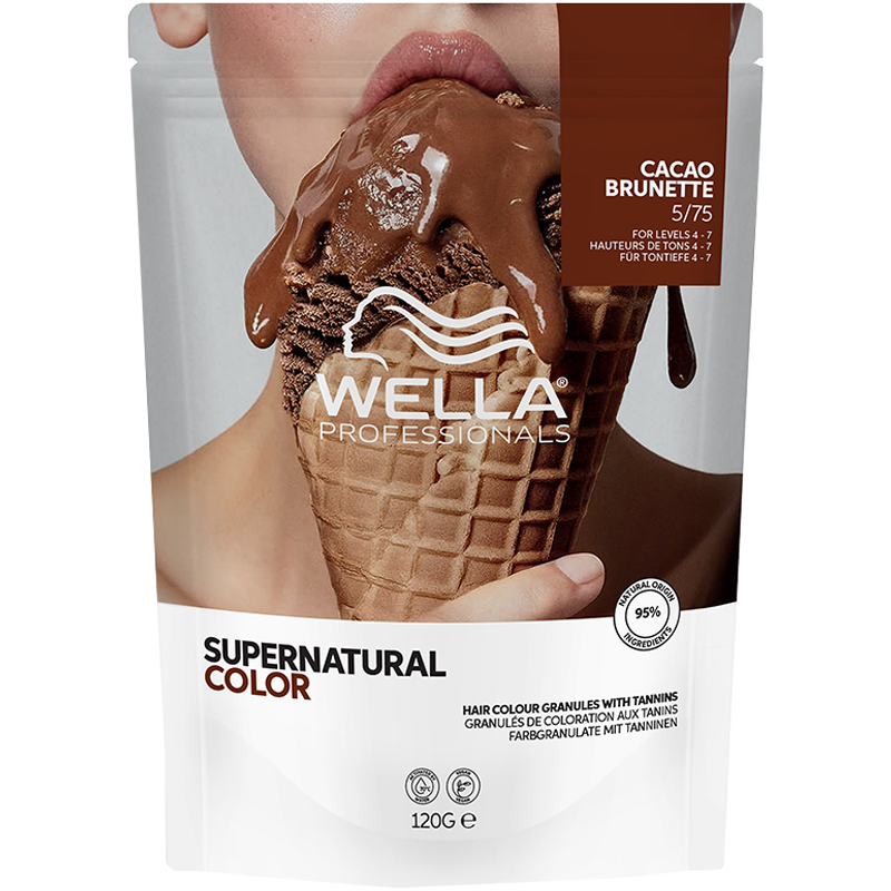Wella Supernatural Color Haarfarbe 5/75 Cacao Brunette