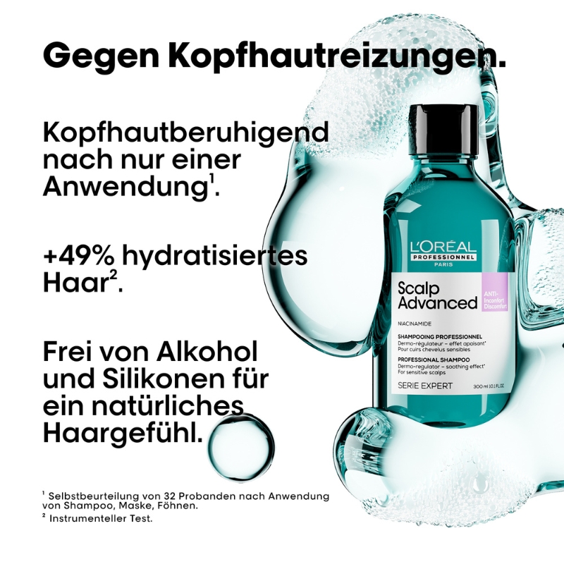 Shampoo für empfindliche Kopfhaut