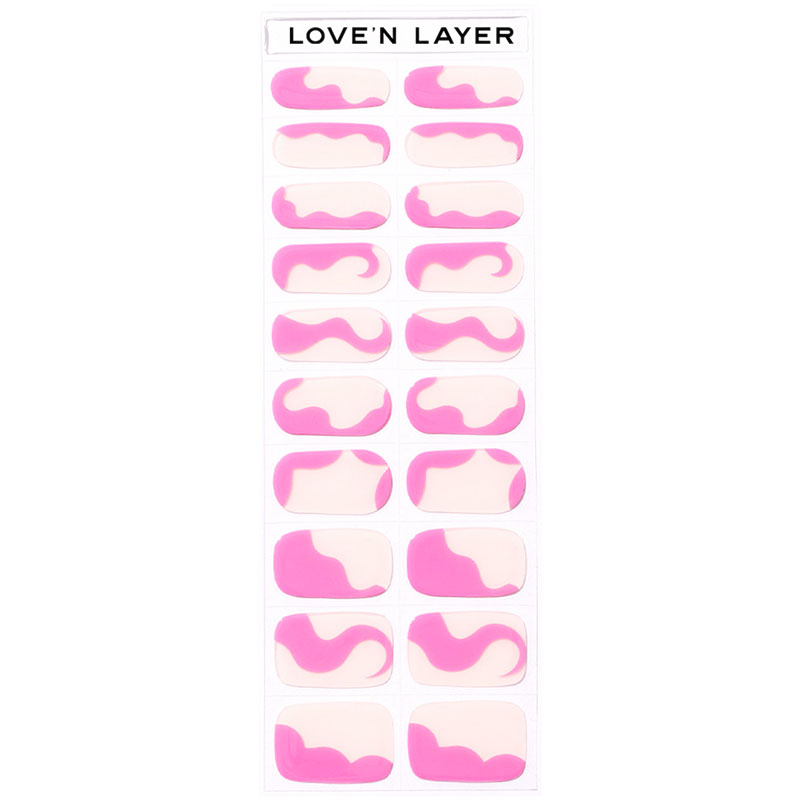 Hand Layers - Abstraction Poppy Pink