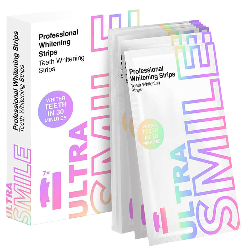 UltraSmile Professional Whitening Strips - 7 x 2 Stück