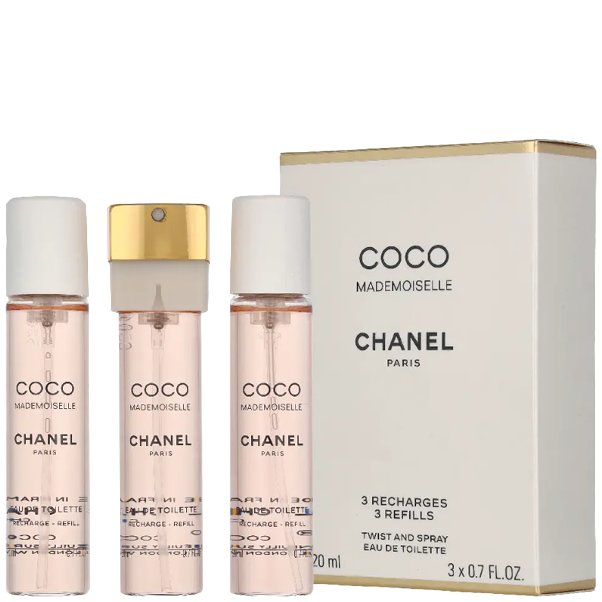 Chanel Mademoiselle Edt Travel Set - 3x20ml