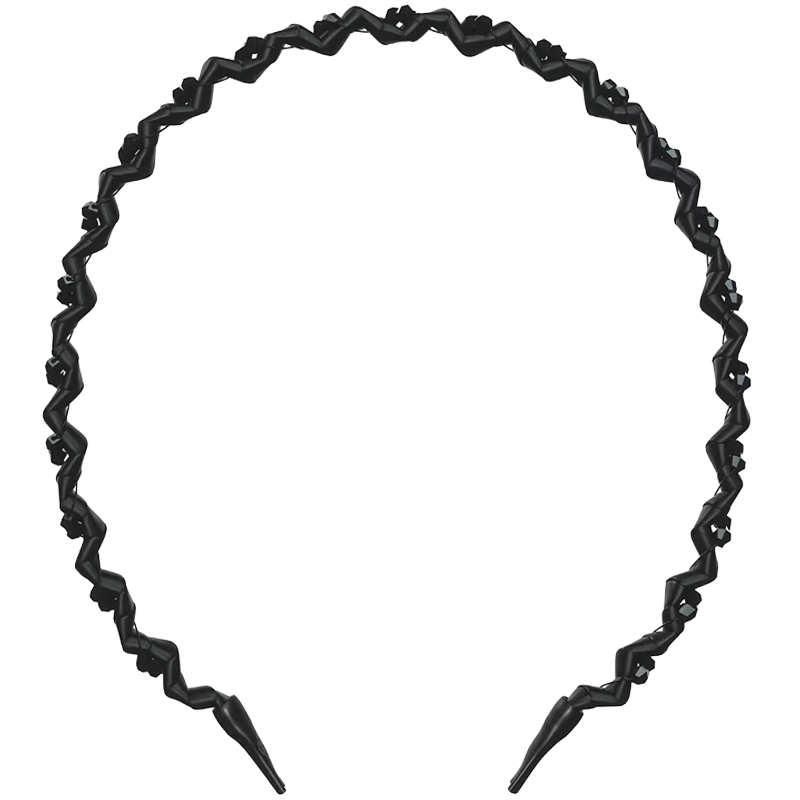 Invisibobble Hairhalo Black Sparkle