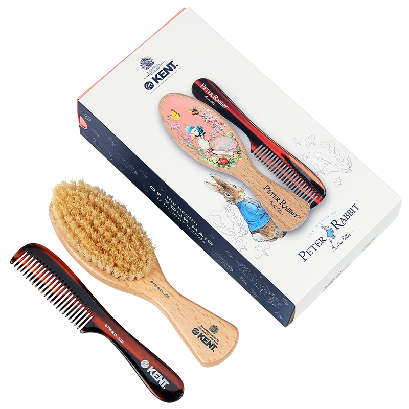 KENT Peter Rabbit Babybürste & Kamm