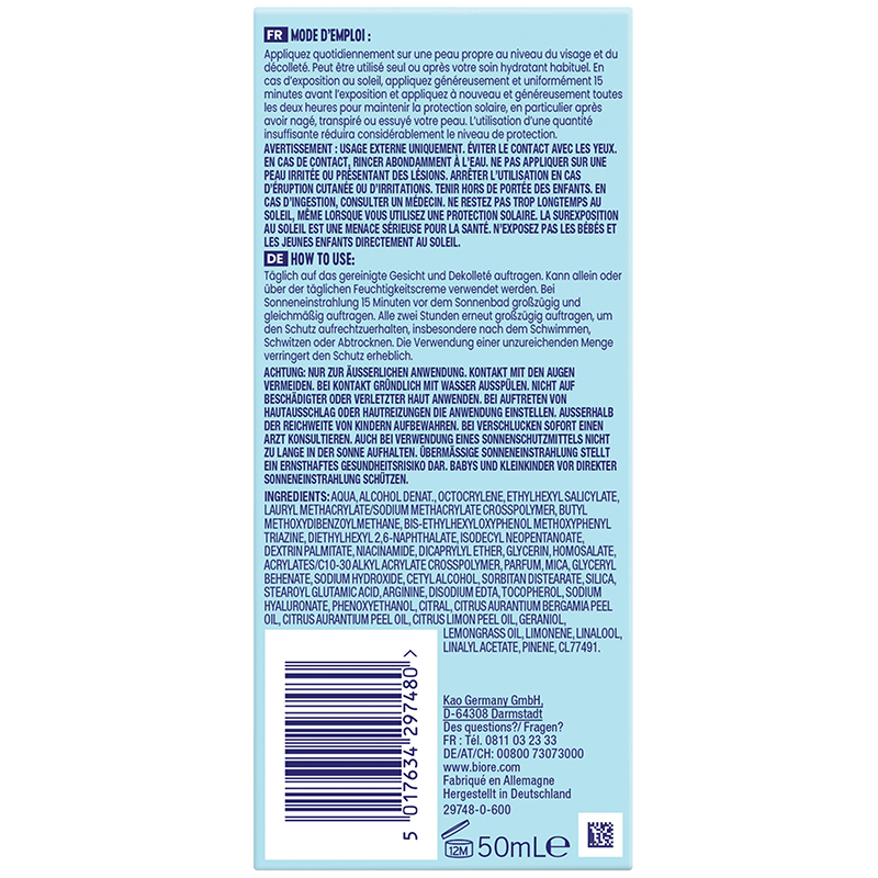 Aqua Rich UV Leichtes Feuchtigkeitsfluid mit Glow Effekt LSF50