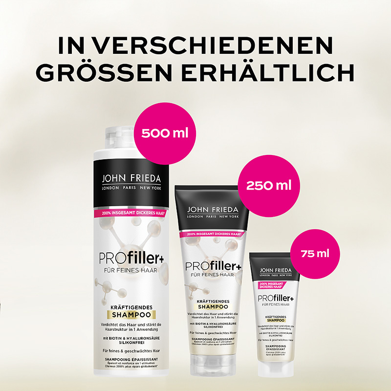 PROfiller+ Kräftigendes Shampoo - 75ml