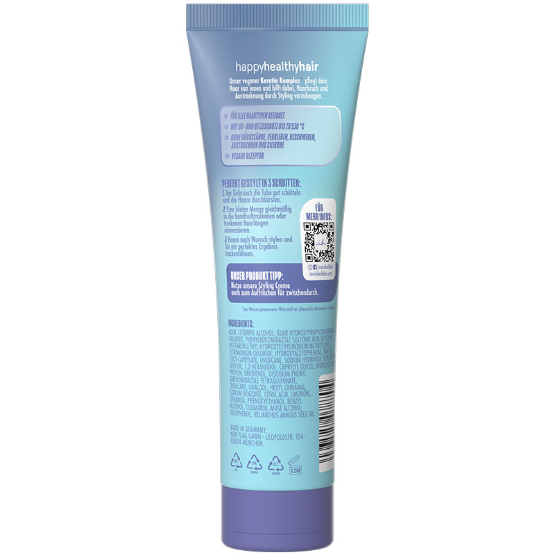 5-in-1 Styling Creme - Rückseite