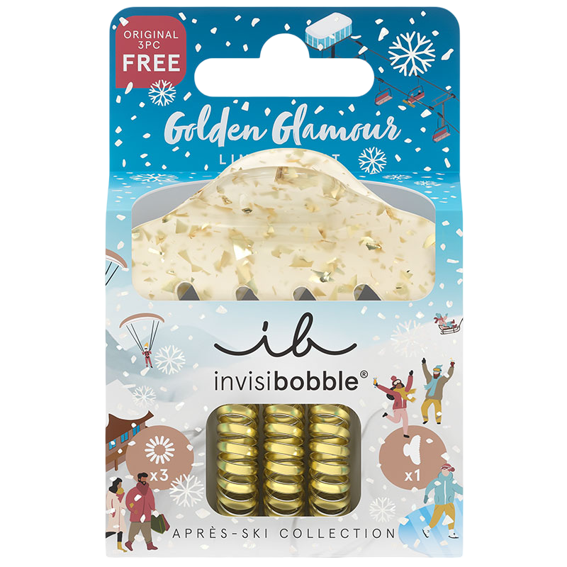 Invisibobble Apres Ski Golden Glamour Set