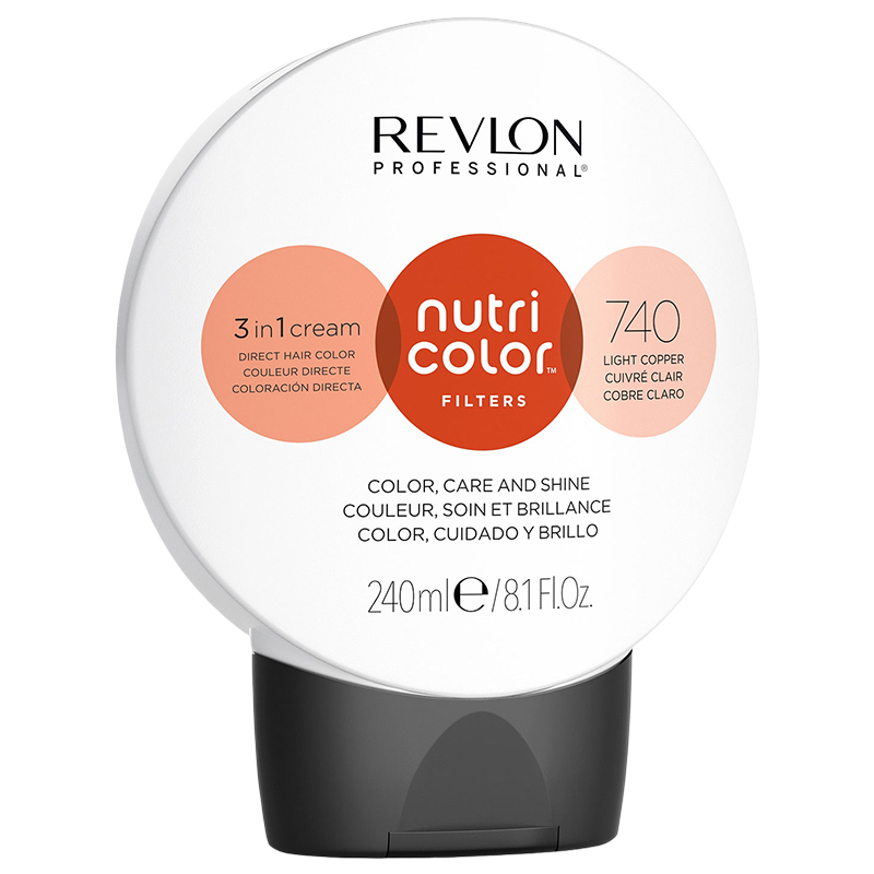 Revlon Nutri Color Creme 740 Light Copper - 240ml Revlon Nutri Color Creme 740 Light Copper - 240ml