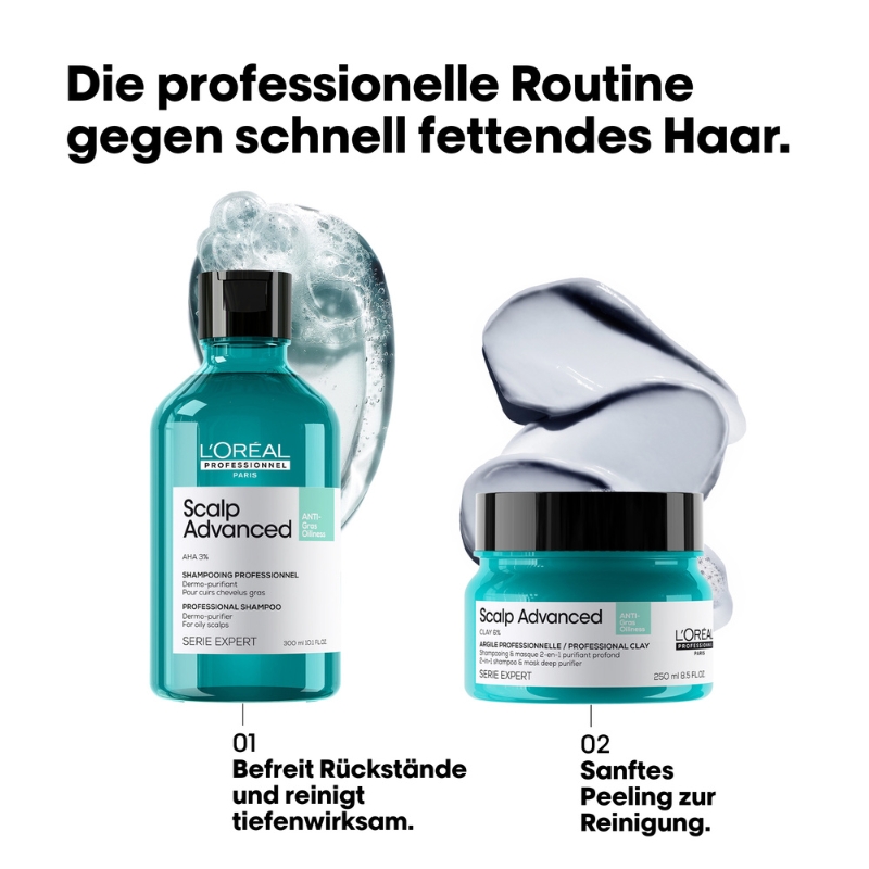 Scalp Advanced Anti-Oiliness Dermo-Purifier Shampoo - 300ml