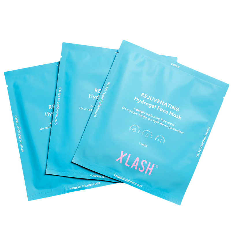 Xlash Skincare - Rejuvenating Hydrogel Face Mask - 3 Stück