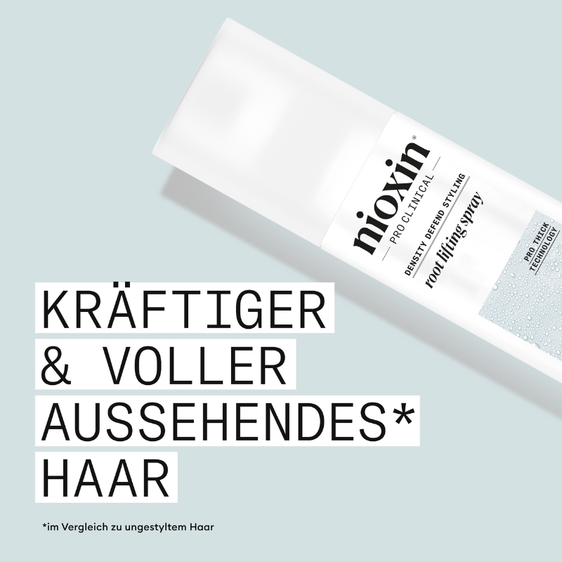 Styling Spray für voller wirkendes Haar