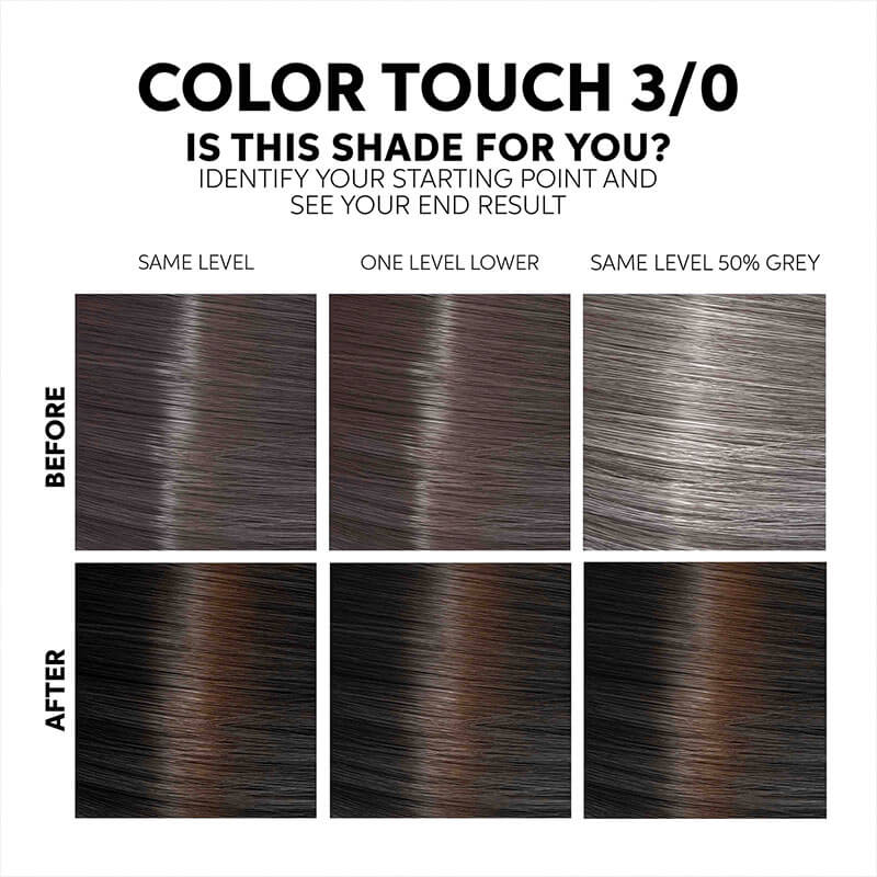 Color Touch Fresh-Up-Kit 3/0 dunkel Braun - 130ml
