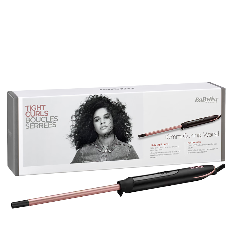 Lockenstab Rose Quartz 10mm - C449E