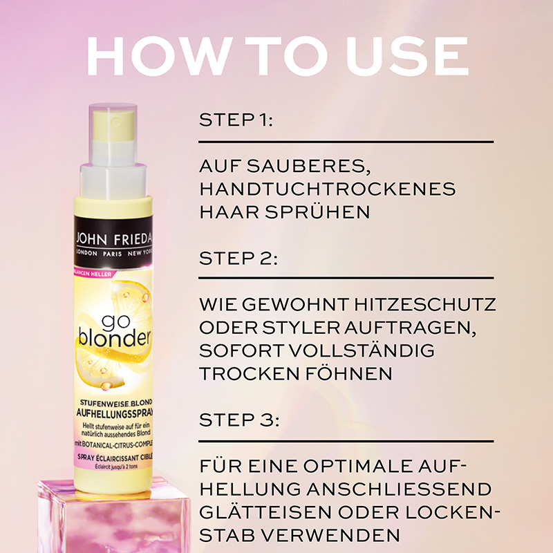 Go Blonder Stufenweise Blond Aufhellungsspray