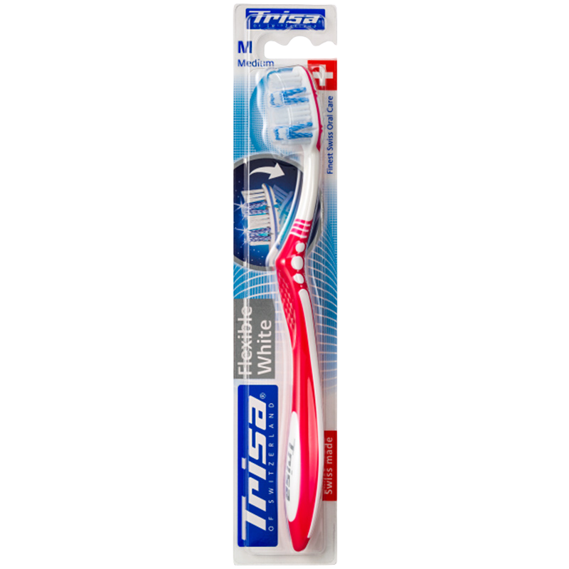 Trisa Zahnbürste Flexible White Medium