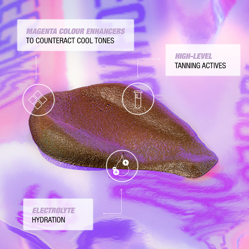 Technocolor 1 Hour Express Self Tanning Foam - Magenta