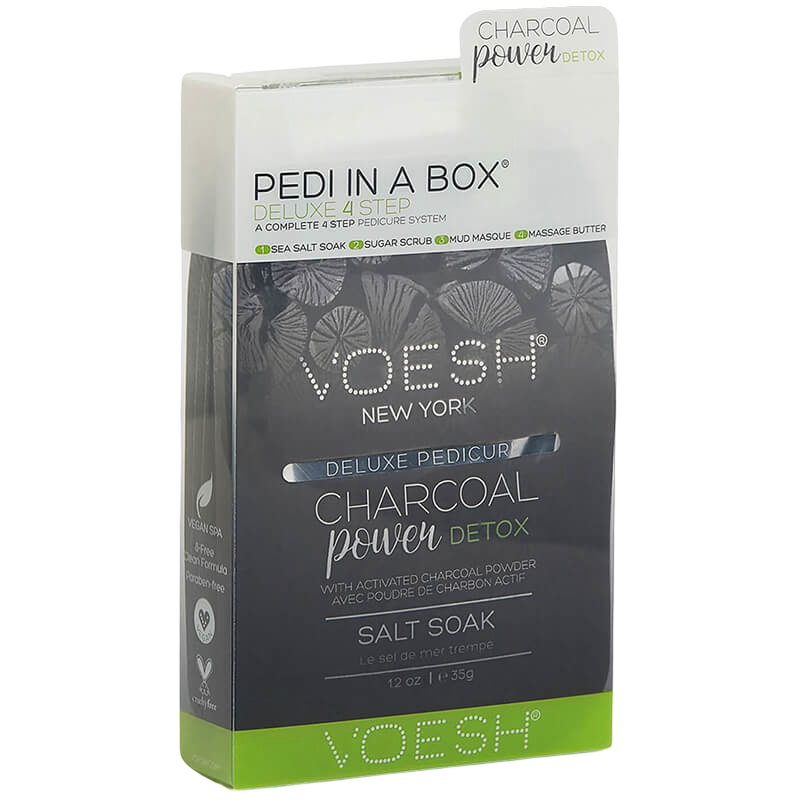Pedi in a Box (4 Step) Charcoal Power Detox - 35g