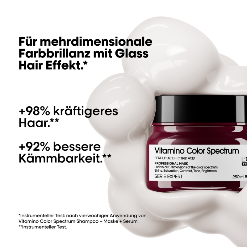 Haarmaske für langhaltende Farbergebnisse