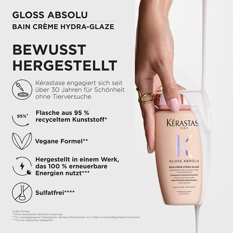 Gloss Absolu Bain Crème Hydra Glaze Pouch - 500ml