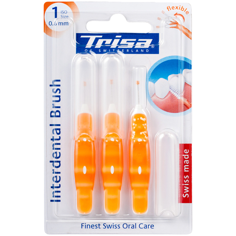Trisa Interdental Bürsten ISO 1, 0.8 mm