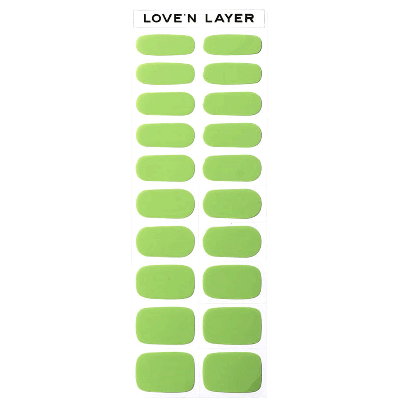 Hand Layers - Solid Cool Green