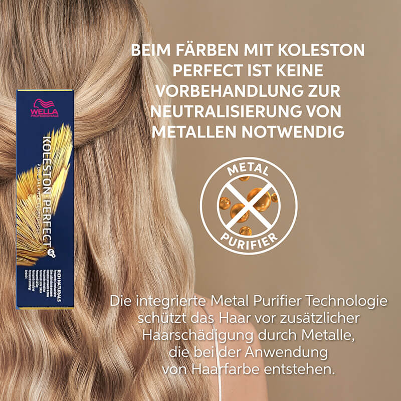 Koleston Pure Naturals 44/02 mittelbraun intensiv natur-matt - 60ml