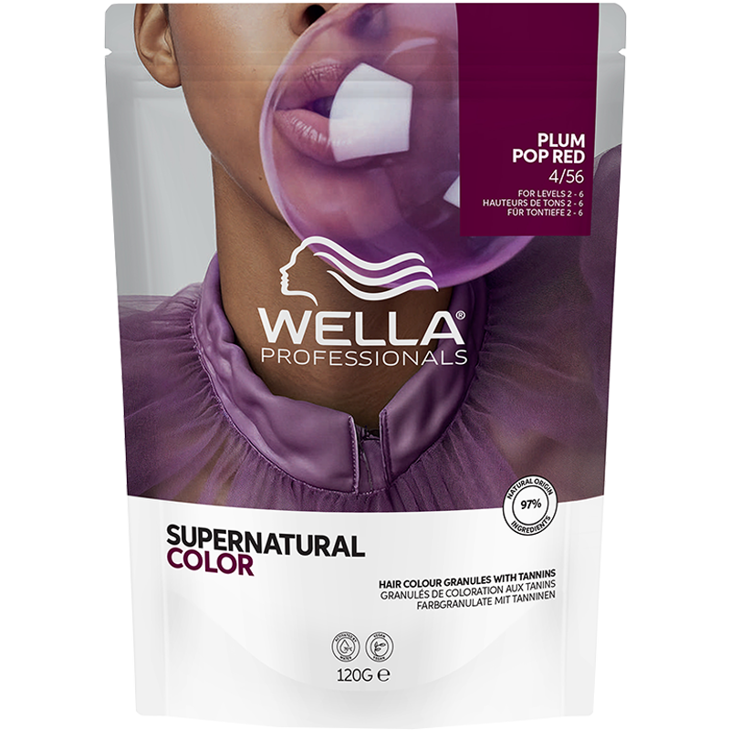 Wella Supernatural Color Haarfarbe 4/56 Plum Pop Red
