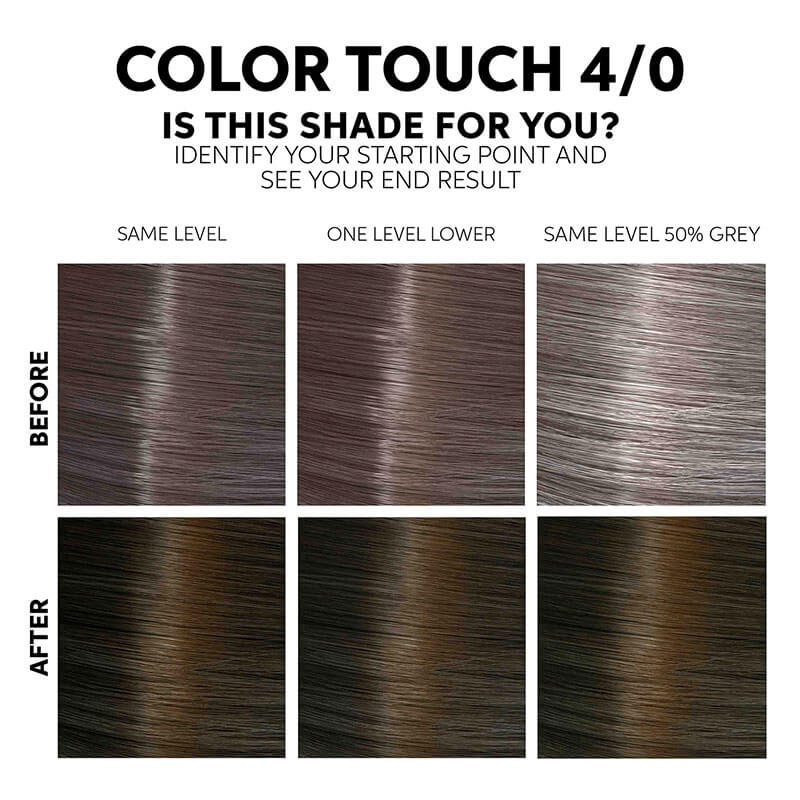 Color Touch Fresh-Up-Kit 4/0 medium Braun - 130ml