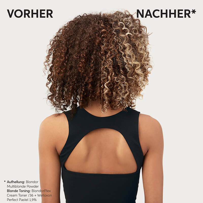 Blondor Multi Blonde Powder - 800g vorher nachher