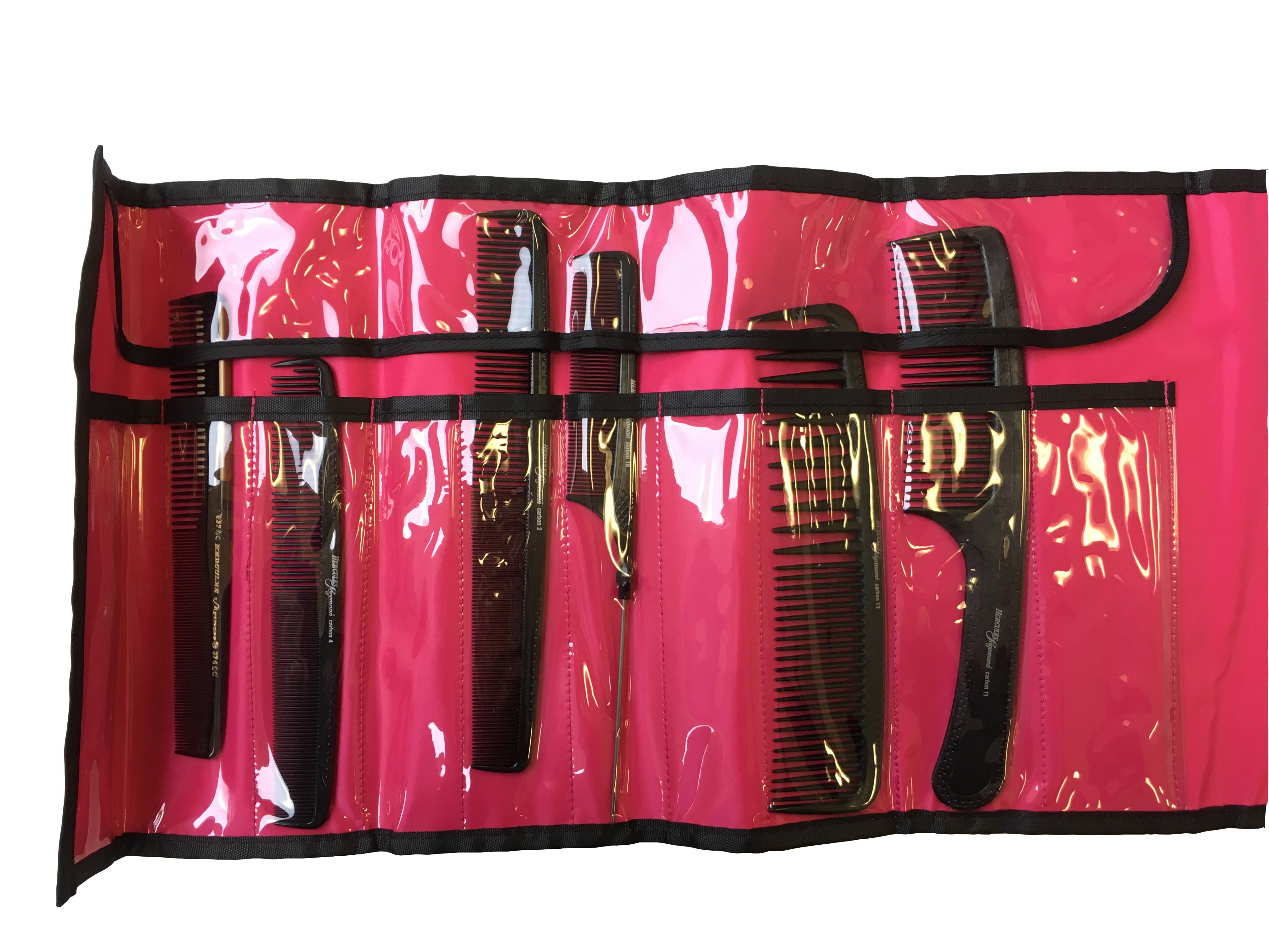 Pink Kammtasche 7-teilig