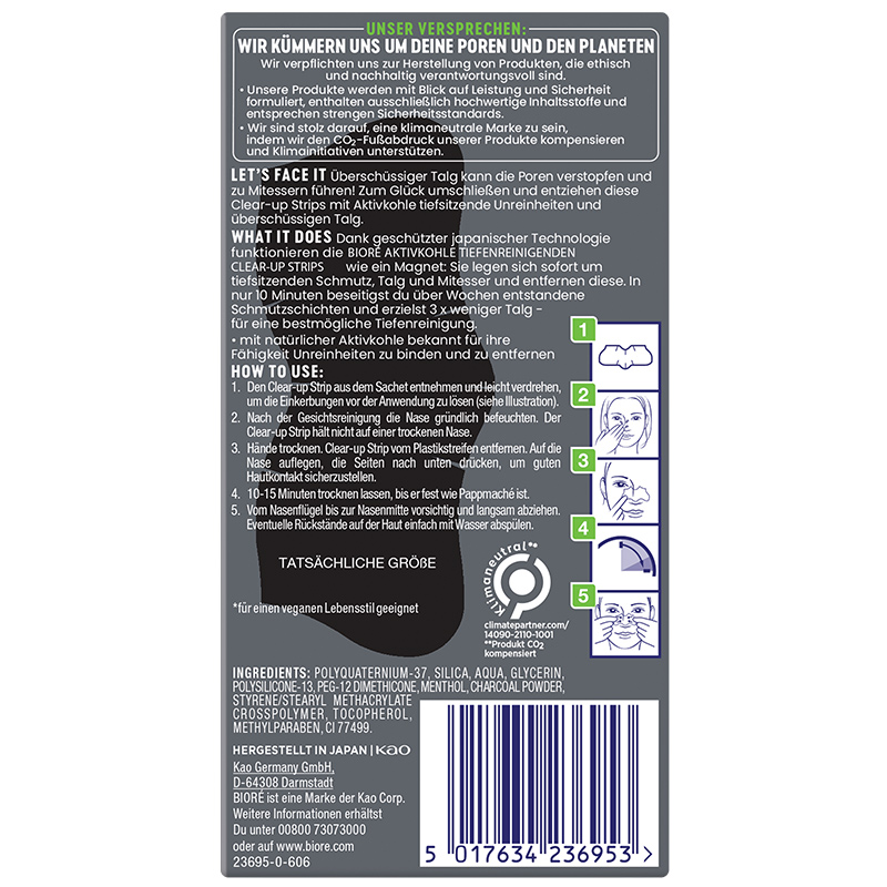 Tiefenreinigende Clear-Up Strips