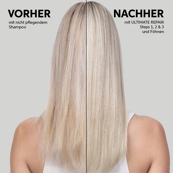 Ultimate Repair Shampoo - 50ml Vorher-Nachher
