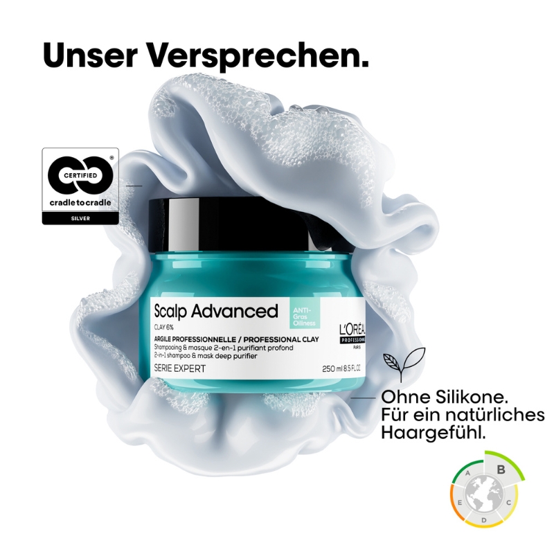 Scalp Advanced Anti-Oiliness 2in1 Deep Purifier Clay - 250ml