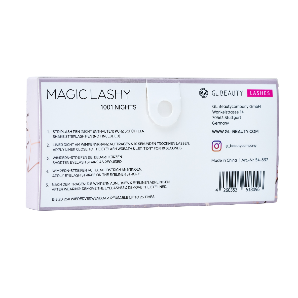 GL Beauty Magic Lashy - Anwendung