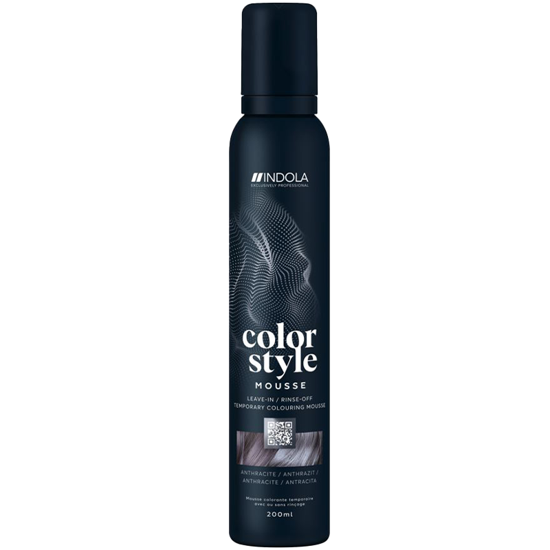 Indola Color Style Mousse Anthrazit