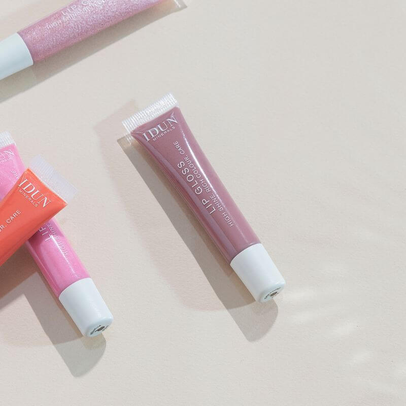 Braunrosa farbiger Lip Gloss