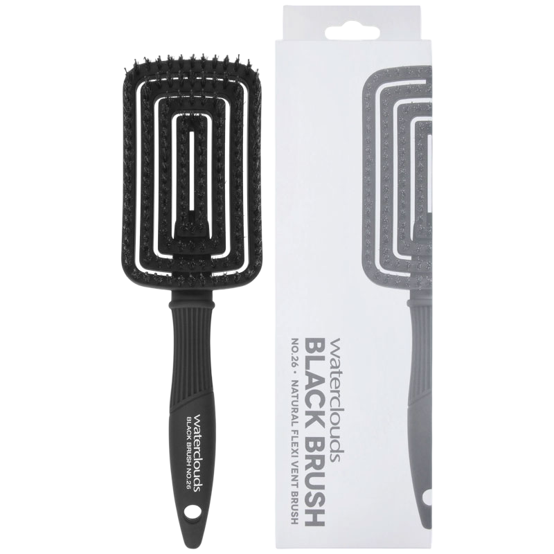 Black Brush Natural Flexi Vent Brush No.26