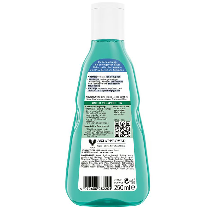 Anti-Schuppen-Shampoo-Inhalt