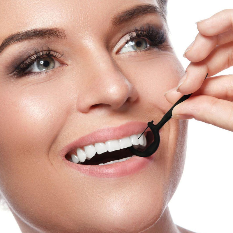 Beneva Black Zahnseide Sticks - 50 Stk.