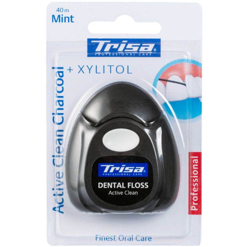 Zahnseide Active Clean Charcoal Mint