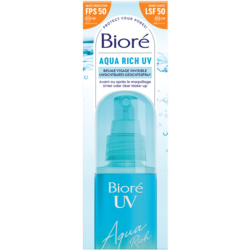 Aqua Rich UV Unsichtbares Gesichtsspray LSF 50