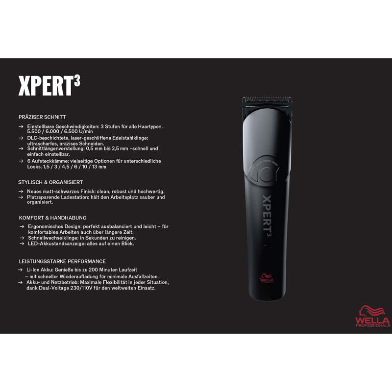 Wella Professionals Xpert3 Haarschneidemaschine