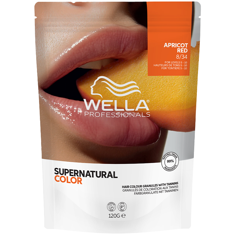 Wella Supernatural Color Haarfarbe 8/34 Apricot Red