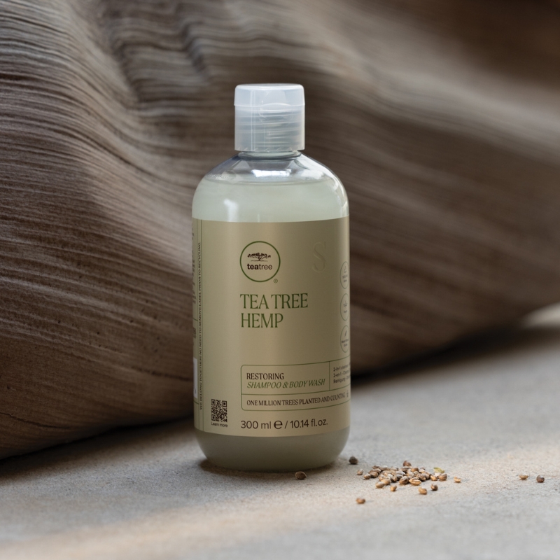Tea Tree Hemp Shampoo & Body Wash - 300ml