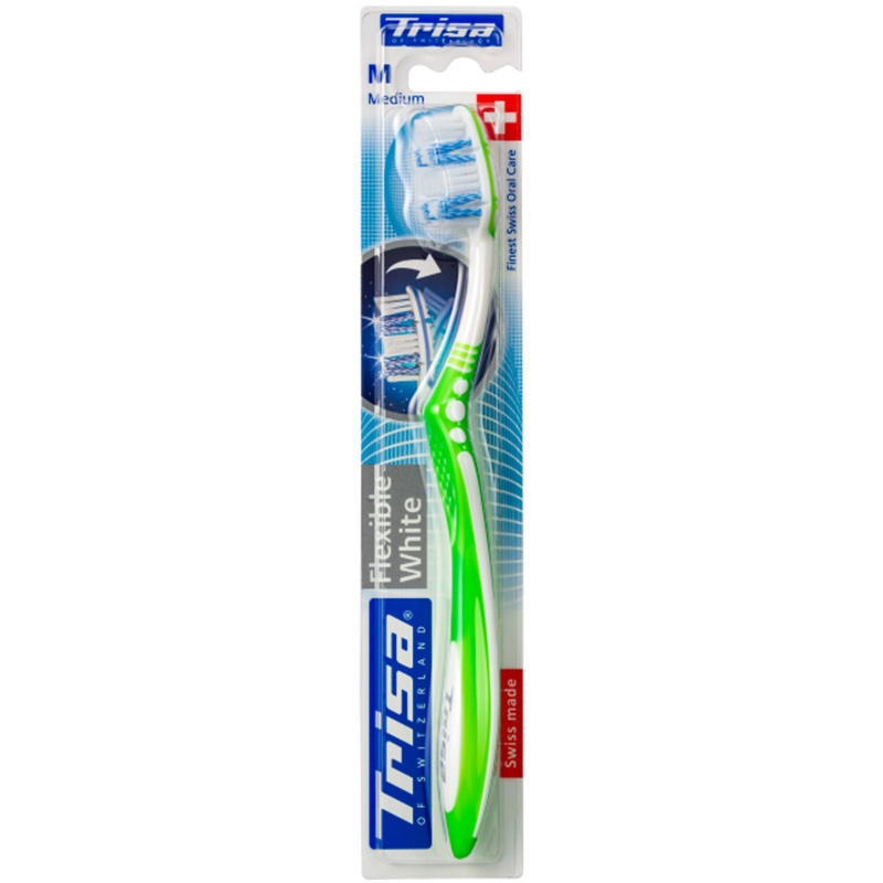 Trisa Zahnbürste Flexible White Medium
